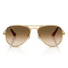 Ray-Ban Okulary Przeciwsłoneczne RB3925 001/51 Aviator Max Złoto Arista/Brązowy Przeźroczysty Unisex