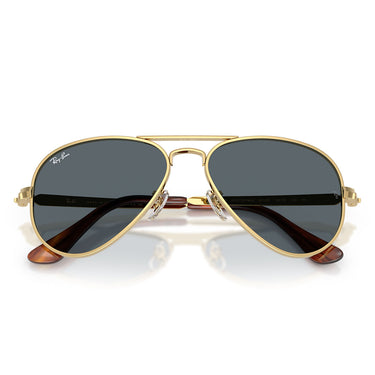 Ray-Ban Okulary Przeciwsłoneczne RB3925 001/R5 Aviator Max Złoto Arista/Niebieski Unisex 6