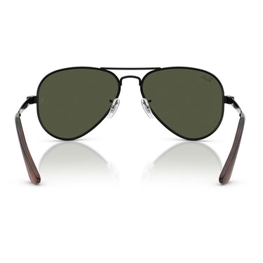 Ray-Ban Okulary Przeciwsłoneczne RB3925 002/31 Aviator Max Nero/Verde Unisex 3