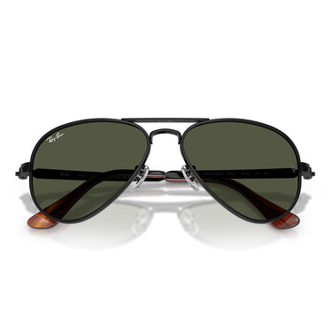 Ray-Ban Okulary Przeciwsłoneczne RB3925 002/31 Aviator Max Nero/Verde Unisex 5