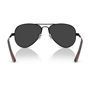 Ray-Ban Occhiali da Sole RB3925 002/48 Aviator Max Nero/Nero Unisex Polarizzati 4