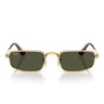 Ray-Ban Occhiali da Sole RB3927 001/31 x ASAP Rocky Oro Arista/Verde Unisex