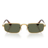 Ray-Ban Occhiali da Sole RB3927 001/58 x ASAP Rocky Oro Arista/Verde Unisex Polarizzati