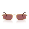Ray-Ban Occhiali da Sole RB3927 001 AF x ASAP Rocky Oro Arista Viola Unisex Polarizzati  