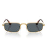 Ray-Ban Occhiali da Sole RB3927 001 R5 x ASAP Rocky Oro Arista Blu Unisex 