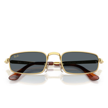Ray-Ban Occhiali da Sole RB3927 001 R5 x ASAP Rocky Oro Arista Blu Unisex 5