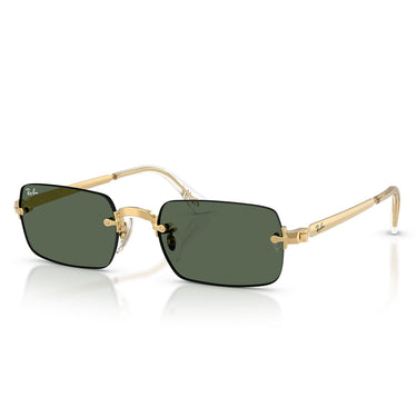 Ray-Ban Occhiali da Sole RB3928 001 71 x ASAP Rocky Oro Arista Verde Scuro Unisex  2