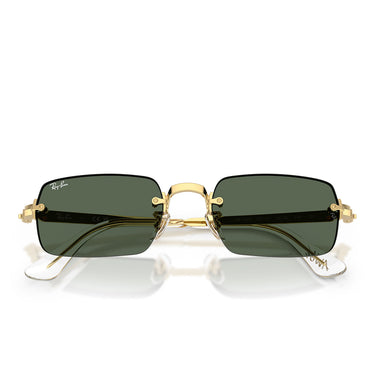 Ray-Ban Occhiali da Sole RB3928 001 71 x ASAP Rocky Oro Arista Verde Scuro Unisex  5