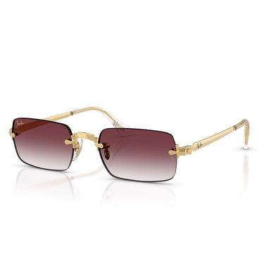 Ray-Ban Occhiali da Sole RB3928 001 8H x ASAP Rocky Oro Arista Viola Sfumato Unisex  2