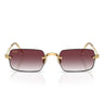 Ray-Ban Occhiali da Sole RB3928 001 8H x ASAP Rocky Oro Arista Viola Sfumato Unisex  