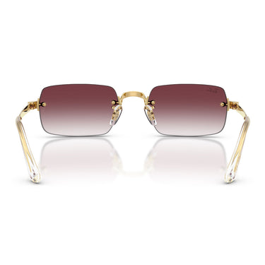 Ray-Ban Occhiali da Sole RB3928 001 8H x ASAP Rocky Oro Arista Viola Sfumato Unisex  4