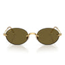 Ray-Ban Occhiali da Sole RB3929 001 73 x ASAP Rocky Oro Arista Marrone Scuro Unisex 
