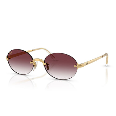 Ray-Ban Occhiali da Sole RB3929 001 8H x ASAP Rocky Oro Arista Viola Sfumato Unisex 2