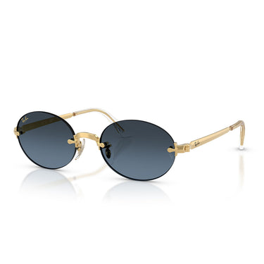 Ray-Ban Occhiali da Sole RB3929 001 S2 x ASAP Rocky Oro Arista Blu Sfumato Unisex 2