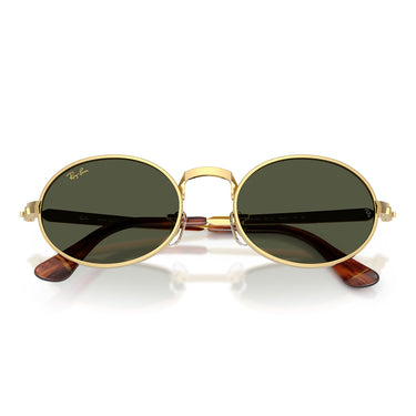 Ray-Ban Occhiali da Sole RB3931 001/31 x ASAP Rocky Oro Arista/Verde Unisex 5