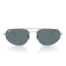 Ray-Ban Okulary Przeciwsłoneczne RB3945 003/3R Srebrne/Ciemnoniebieskie Unisex Polaryzacyjne