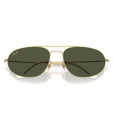 Ray-Ban Okulary Przeciwsłoneczne RB3945 919631 Złoto Legend/Zielony Unisex 5