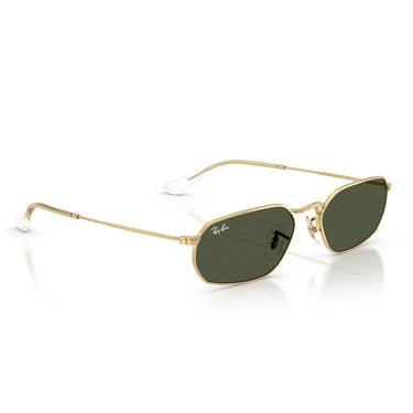 Ray-Ban Okulary Przeciwsłoneczne RB3947 001/31 Złoto Arista/Zielony Unisex 4
