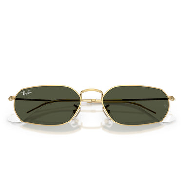 Ray-Ban Okulary Przeciwsłoneczne RB3947 001/31 Złoto Arista/Zielony Unisex 5