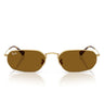 Ray-Ban Okulary Przeciwsłoneczne RB3947 001/33 Złoto Arista/Brązowe Unisex