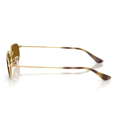 Ray-Ban Okulary Przeciwsłoneczne RB3947 001/33 Złoto Arista/Brązowe Unisex 2