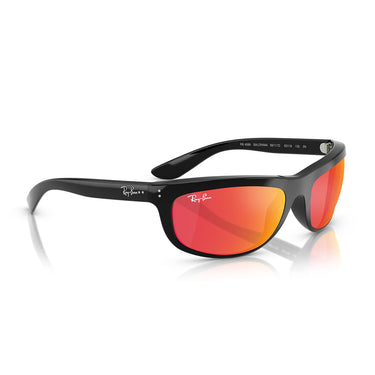 Ray-Ban Occhiali da Sole RB4089 68711D Balorama x Star Wars Nero Grigio Specchio Rosso Unisex 5