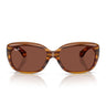 Ray-Ban Occhiali da Sole RB4101 820 C5 Jackie Ohh Marrone Striato Rosso Rosso Donna 