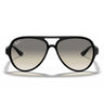 Ray-Ban Occhiali da Sole RB4125 601/32 Cats 5000 Nero/Grigio Chiaro Sfumato Uomo