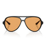 Ray-Ban Occhiali da Sole RB4125 601 33 Cats 5000 Nero Arancione Uomo 