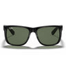 Ray-Ban Gafas de Sol RB4165 601-71 Justin Negro-Verde Unisex