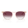 Ray-Ban Occhiali da Sole RB4171 67428H Erika Rosa Trasparente Viola Sfumato Unisex 