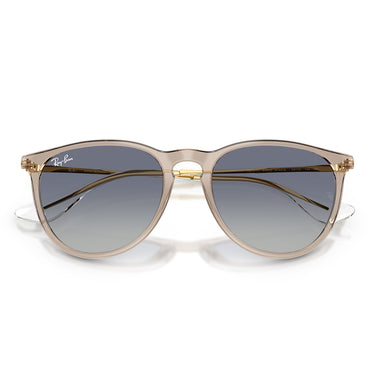 Ray-Ban Occhiali da Sole RB4171 67444L Erika Marrone Trasparente Grigio Sfumato Blu Unisex 5