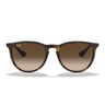 Ray-Ban Occhiali da Sole RB4171F 865 13 Erika Marrone Opaco Marrone Sfumato Unisex 