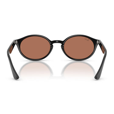Ray-Ban Occhiali da Sole RB4315 601/40 Nero/Marrone Specchiato Oro Unisex 4