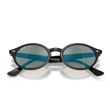 Ray-Ban Occhiali da Sole RB4315 601/8O Nero/Blu Specchiato Unisex 6
