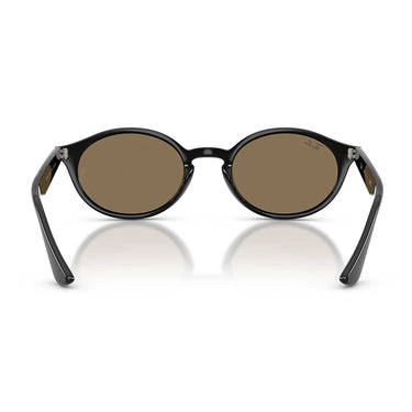 Ray-Ban Occhiali da Sole RB4315 601/8O Nero/Blu Specchiato Unisex 4