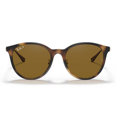 Ray-Ban Occhiali da Sole RB4334D 710 83 Marrone Chiaro Marrone Unisex Polarizzati 