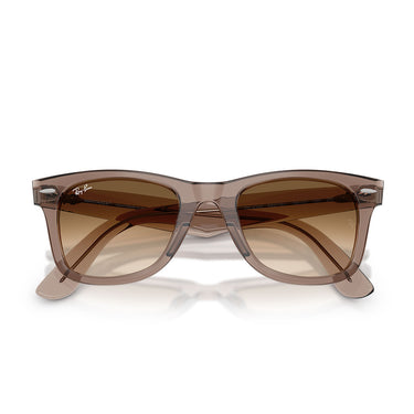 Ray-Ban Occhiali da Sole RB4340 682751 Wayfarer Ease Marrone Trasparente Marrone Sfumato Unisex 5