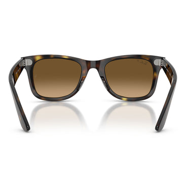 Ray-Ban Okulary Przeciwsłoneczne RB4340 710 M2 Wayfarer Ease Brązowe Brązowe Gradientowe Unisex Polaryzowane 3