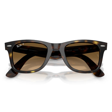 Ray-Ban Okulary Przeciwsłoneczne RB4340 710 M2 Wayfarer Ease Brązowe Brązowe Gradientowe Unisex Polaryzowane 5