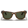 Ray-Ban Gafas de Sol RB4340 710 Wayfarer Ease Havana/Verde Unisex