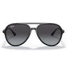 Ray-Ban Sonnenbrille RB4376 601-8G Schwarz-Grau Verlauf Unisex