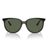 Ray-Ban Sonnenbrille RB4378 601/71 Schwarz/Dunkelgrün Unisex