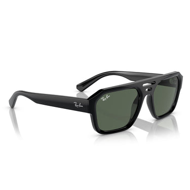 Ray-Ban Okulary Przeciwsłoneczne RB4397 667771 Corrigan Czarny-Ciemnozielony Unisex 4