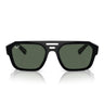 Ray-Ban Okulary Przeciwsłoneczne RB4397 667771 Corrigan Czarny-Ciemnozielony Unisex
