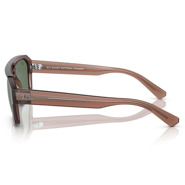 Ray-Ban Okulary Przeciwsłoneczne RB4397 667882 Corrigan Brązowo-Zielone Unisex 2