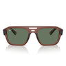 Ray-Ban Okulary Przeciwsłoneczne RB4397 667882 Corrigan Brązowo-Zielone Unisex