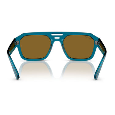 Ray-Ban Okulary Przeciwsłoneczne RB4397 668383 Corrigan Niebieski/Ciemnobrązowy Unisex Polaryzowane