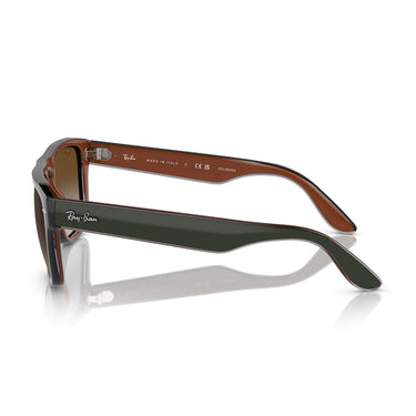 Ray-Ban Okulary Przeciwsłoneczne RB4407 6732T5 Zielony Ciemny/Brązowy Unisex Polaryzowane 3