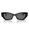 Ray-Ban Okulary Przeciwsłoneczne RB4430 667781 Zena Czarny/Ciemnoszary Unisex Polaryzowane